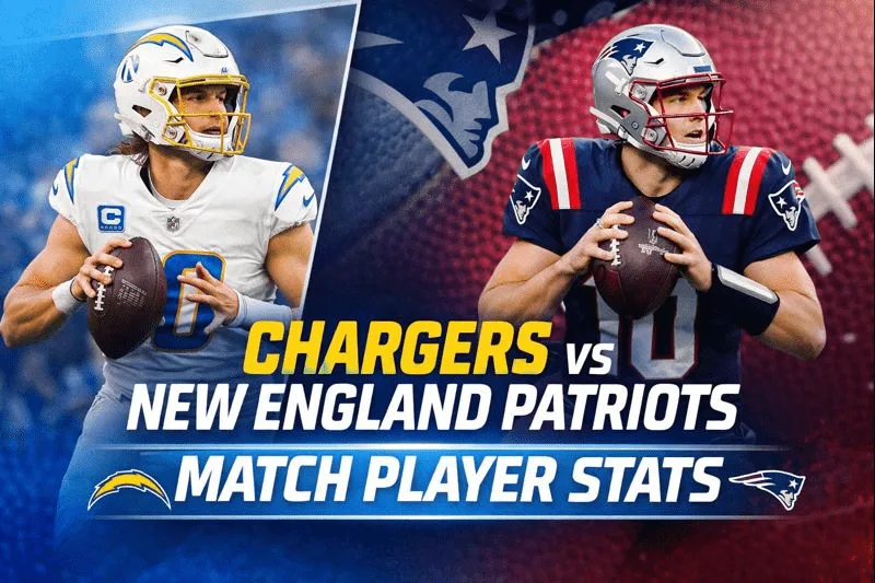 Chargers vs New England Patriots Match Player Stats