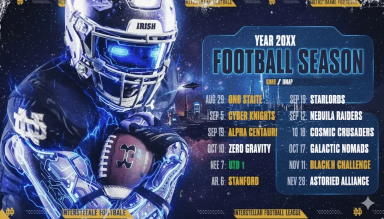 Notre Dame Football Schedule