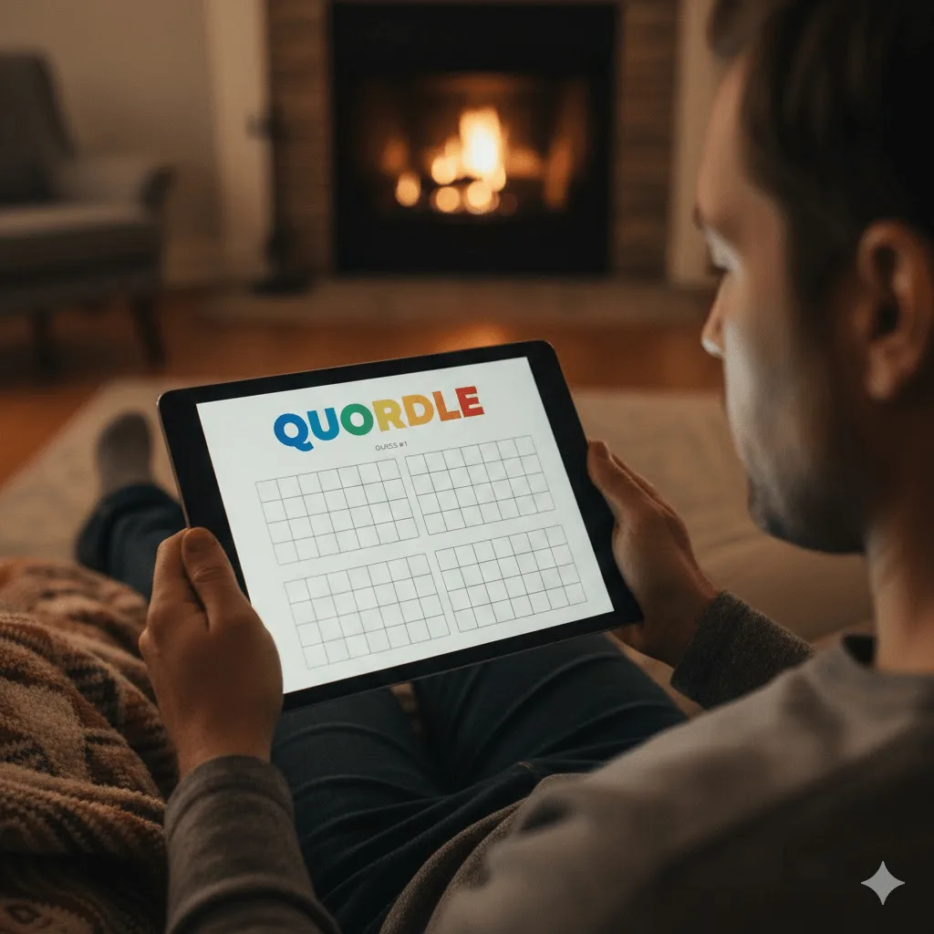 Quordle themed illustration image 1