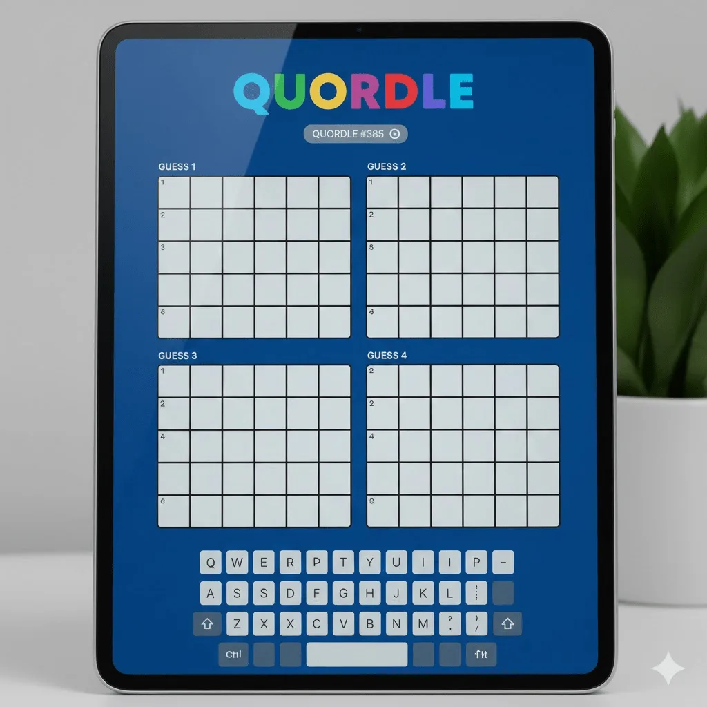Quordle themed illustration image 2