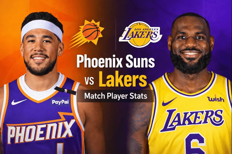 Phoenix Suns vs Lakers Match Player Stats