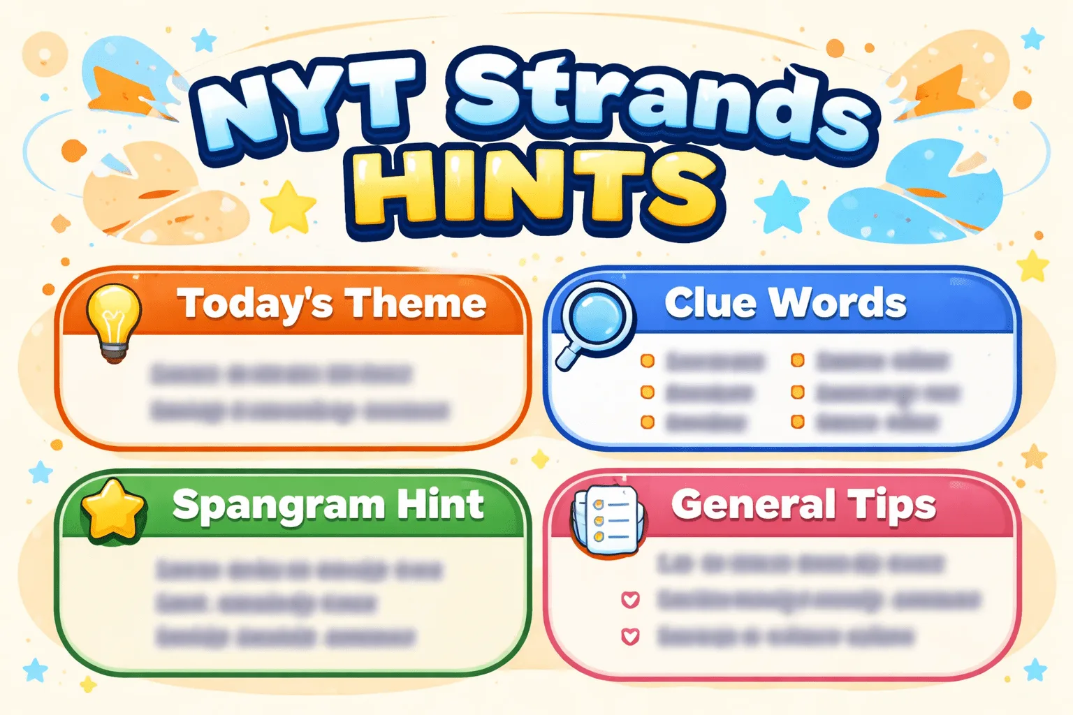 NYT Strands Hints