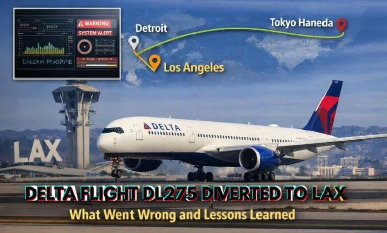 Delta Flight DL275 Japan Diversion LAX