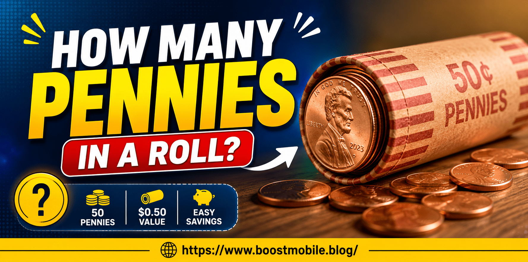How Many Pennies in a Roll