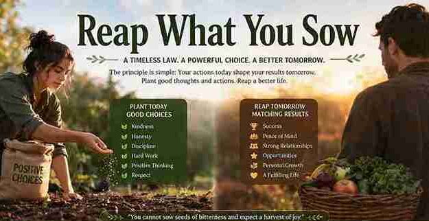 Reap What You Sow Meaning